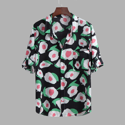 Toponeto Mens Autumn Winter Casual Turn-down Collar Button Print Half Sleeve Top Blouse
Toponeto Mens Autumn Winter Casual Turn-down Collar Button Print Half Sleeve Top Blouse