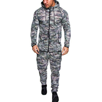 Toponeto Mens Autumn Camouflage Zipper Sweatshirt Top Pants Sets Sports Suit Tracksuit
Toponeto Mens Autumn Camouflage Zipper Sweatshirt Top Pants Sets Sports Suit Tracksuit