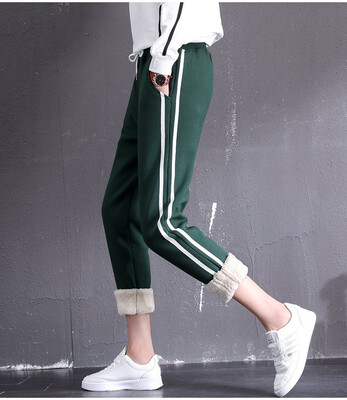 Winter 2018 velvet pant thickened athletic pants small legs harem trousers warm warm pants female
Winter 2018 velvet pant thickened athletic pants small legs harem trousers warm warm pants female