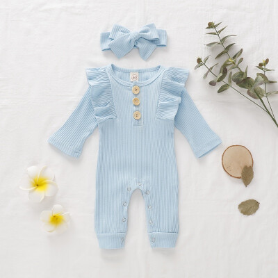 2019 Autumn Baby Girls Rompers Clothes Cute Cotton Newborn Jumpsuit Playsuit Infant Toddler RomperHeadband 2Pcs Outfits Set
2019 Autumn Baby Girls Rompers Clothes Cute Cotton Newborn Jumpsuit Playsuit Infant Toddler RomperHeadband 2Pcs Outfits Set