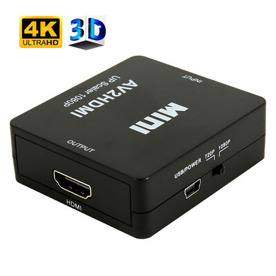Mini AV To Video Converter HDMI Box 1080P AV2HDMI RCA AV HDMI Cvbs To HDMI Adapter for HD TV PS3 PS4 PC DVD Xbox Projector
Mini AV To Video Converter HDMI Box 1080P AV2HDMI RCA AV HDMI Cvbs To HDMI Adapter for HD TV PS3 PS4 PC DVD Xbox Projector