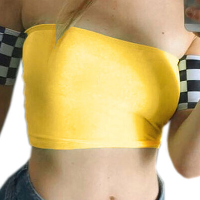 2019 New Summer Fashion Womne Sexy Off Shoulder Strapless Crop Top Slim Short T Shirt Plaid Printed Short Sleeve Tank Top Shirts
2019 New Summer Fashion Womne Sexy Off Shoulder Strapless Crop Top Slim Short T Shirt Plaid Printed Short Sleeve Tank Top Shirts
