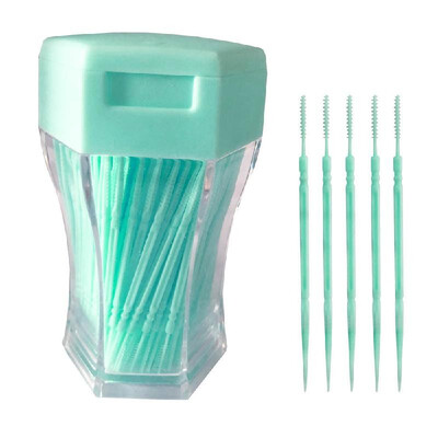 Interdental Brush Toothpicks Green 200 Pcs
