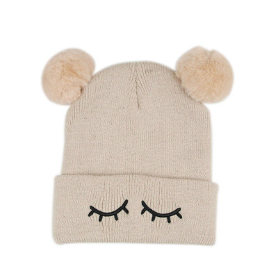Hot Childrens Head Cap Girls Boys Cute Embroidery Double Ball Knitted Caps New Winter Kids Warm Hats Children Soft Hat
Hot Childrens Head Cap Girls Boys Cute Embroidery Double Ball Knitted Caps New Winter Kids Warm Hats Children Soft Hat