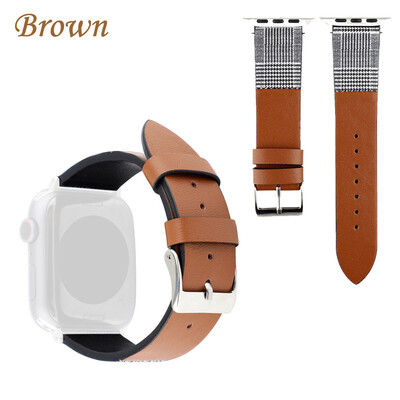 〖Follure〗Houndstooth Leather Replacement Watch Band Strap For Apple Watch 4321 4244mm
〖Follure〗Houndstooth Leather Replacement Watch Band Strap For Apple Watch 4321 4244mm
