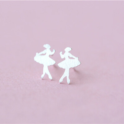 Gift Women Faddish Dancer Dancing Silver Stud Accessaries Dating Accessory 1 Ballet Sterling 925 Ballerina Earrings
Gift Women Faddish Dancer Dancing Silver Stud Accessaries Dating Accessory 1 Ballet Sterling 925 Ballerina Earrings