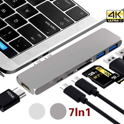 467in1 Double C Type 31 High Speed Interface Multiport Card Reader Adapter 4K HDMI for MacBook Pro
467in1 Double C Type 31 High Speed Interface Multiport Card Reader Adapter 4K HDMI for MacBook Pro