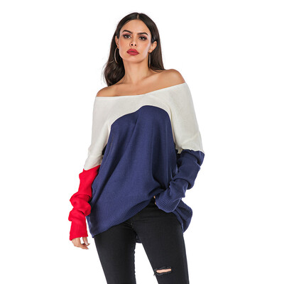Tailored Womens Contrast Splicing Turtleneck Round Collar Bat Sleeve Long Sleeve Sweater
Tailored Womens Contrast Splicing Turtleneck Round Collar Bat Sleeve Long Sleeve Sweater