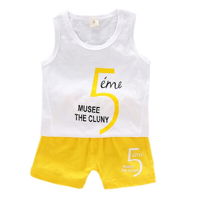 2 Pcsset Summer Children Baby Boys Girls Casual Sleeveless Letter Number Print Vest TopsShorts Suits Costume Set
2 Pcsset Summer Children Baby Boys Girls Casual Sleeveless Letter Number Print Vest TopsShorts Suits Costume Set