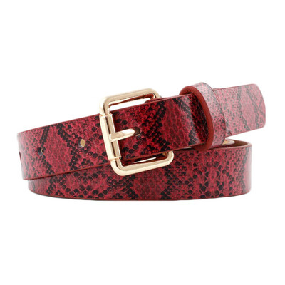 Fashion Spring Winter Belt For Women New Retro Wild Long Section Buckle Porous Snake Print Thin Belts Women
Fashion Spring Winter Belt For Women New Retro Wild Long Section Buckle Porous Snake Print Thin Belts Women