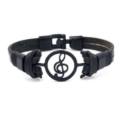 Vintage BraceletLeather Music Note Infinity Punk Statement c New Fashion Jewelry
Vintage BraceletLeather Music Note Infinity Punk Statement c New Fashion Jewelry