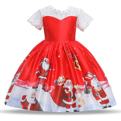 Christmas Children Girls Tutu Dress Kids Short Sleeve Lace Patchwork Design Princess Dresses Outfits
Christmas Children Girls Tutu Dress Kids Short Sleeve Lace Patchwork Design Princess Dresses Outfits