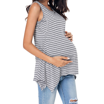2019 Maternity Striped Nursing Tank Top Summer Casual Pregnant Women Breastfeeding Sleeveless Shirt Tops Loose Pregnancy Vest Top
2019 Maternity Striped Nursing Tank Top Summer Casual Pregnant Women Breastfeeding Sleeveless Shirt Tops Loose Pregnancy Vest Top