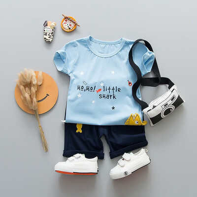 Summer Baby Boys Cotton Short Sleeve Sets Animal Panda Small Fish Print Tops Blouse T-shirtsShorts Casual Breathable Outfits
Summer Baby Boys Cotton Short Sleeve Sets Animal Panda Small Fish Print Tops Blouse T-shirtsShorts Casual Breathable Outfits