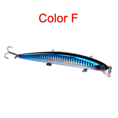 10 color Fishing Bait Minnow Lures 135g-048oz125cm-492" Fishing Lure 8 Hook Fishing Tackle DW-418
10 color Fishing Bait Minnow Lures 135g-048oz125cm-492" Fishing Lure 8 Hook Fishing Tackle DW-418