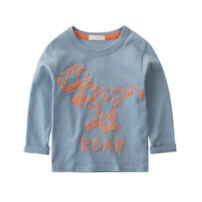 2018 Cartoon Cotton Autumn Shirt Boy Girls Kids Clothing Children T-shirts Dinosaur Print Long Sleeve T Shirts Stripes Tops
2018 Cartoon Cotton Autumn Shirt Boy Girls Kids Clothing Children T-shirts Dinosaur Print Long Sleeve T Shirts Stripes Tops