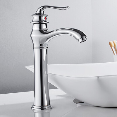 Tall Basin Faucet Mixer Tap Chrome Finish Deck Mounted One Hole Bathroom Washing Filler Classic Faucet
Tall Basin Faucet Mixer Tap Chrome Finish Deck Mounted One Hole Bathroom Washing Filler Classic Faucet