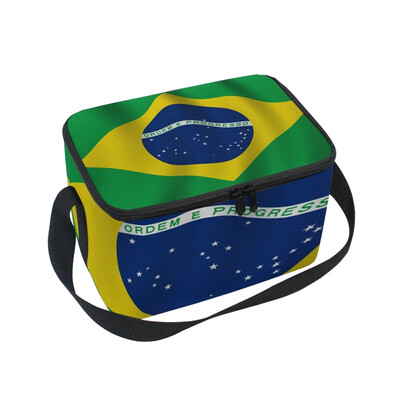 ALAZA Misc Flag Of Brazil Lunch Box Insulated Lunch Bag Large Cooler Tote Bag for Men Women Girls Boys
ALAZA Misc Flag Of Brazil Lunch Box Insulated Lunch Bag Large Cooler Tote Bag for Men Women Girls Boys