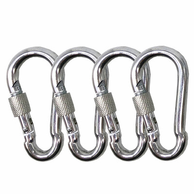 Golm 7cm spring buckle insurance hook carabiner main lock simple hook with lock carabiner dog chain buckle safety buckle wire rope key hook x4
Golm 7cm spring buckle insurance hook carabiner main lock simple hook with lock carabiner dog chain buckle safety buckle wire rope key hook x4