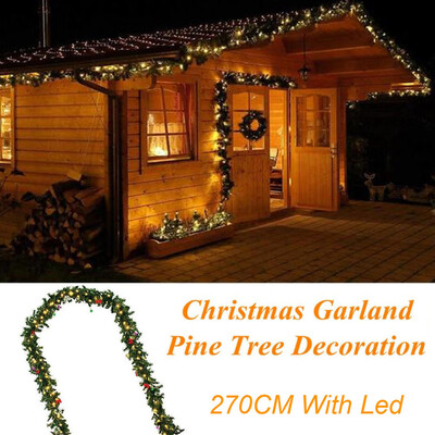 Tailored LED 27M Christmas Decoration Ornaments Xmas Tree Garland Rattan Home Wall Pine
Tailored LED 27M Christmas Decoration Ornaments Xmas Tree Garland Rattan Home Wall Pine