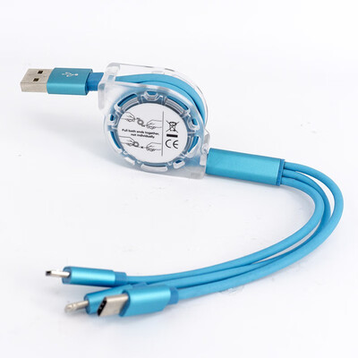 3 in 1 Retractable Cable Micro USB Type C 8 Pin Lighting Multi Charging Cable Mobile Phone Data Cable for iPhone Sumsung
3 in 1 Retractable Cable Micro USB Type C 8 Pin Lighting Multi Charging Cable Mobile Phone Data Cable for iPhone Sumsung