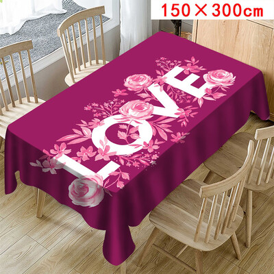 Toponeto Valentines Tablecloth Print Rectangle Table Cover Holiday Party Home Decor
Toponeto Valentines Tablecloth Print Rectangle Table Cover Holiday Party Home Decor