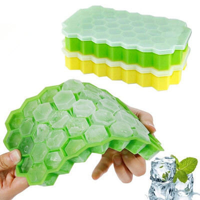 Gobestart 2Pcs Honeycomb Shape Ice Cube 37 Cubes Ice Tray Ice Cube Mold Storage Containers
Gobestart 2Pcs Honeycomb Shape Ice Cube 37 Cubes Ice Tray Ice Cube Mold Storage Containers