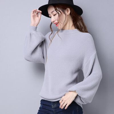 2018 autumn&winter new womens round neck thickening sweater fashion Korean version of solid color jumper women
2018 autumn&winter new womens round neck thickening sweater fashion Korean version of solid color jumper women