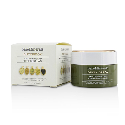 BAREMINERALS - Dirty Detox Skin Glowing&Refining Mud Mask 58g204oz 
BAREMINERALS - Dirty Detox Skin Glowing&Refining Mud Mask 58g204oz