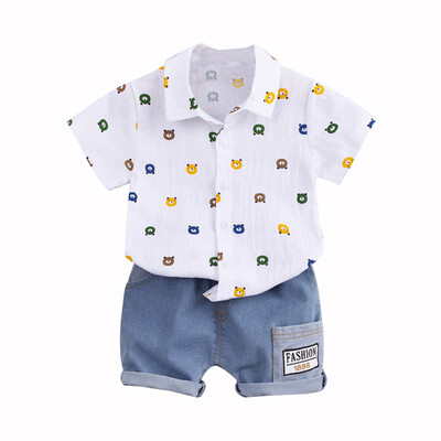 baby clothes Summer Baby Boys Clothes Casual Short Sleeve Cartoon Animal Print T-shirt TopsShorts 2pcs kids clothes
baby clothes Summer Baby Boys Clothes Casual Short Sleeve Cartoon Animal Print T-shirt TopsShorts 2pcs kids clothes