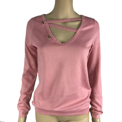 Sweater Women 2019 Autumn New Fashion Simple V-neck Sweater Casual Loose Comfortable Long-sleeved Solid Color Female Wool Tops
Sweater Women 2019 Autumn New Fashion Simple V-neck Sweater Casual Loose Comfortable Long-sleeved Solid Color Female Wool Tops