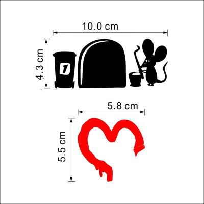 Wall Sticker DIY Rats Mouse Horror Wall Sticker Decal Home Decor Floor Bedroom Decor Kitchen Kids
Wall Sticker DIY Rats Mouse Horror Wall Sticker Decal Home Decor Floor Bedroom Decor Kitchen Kids