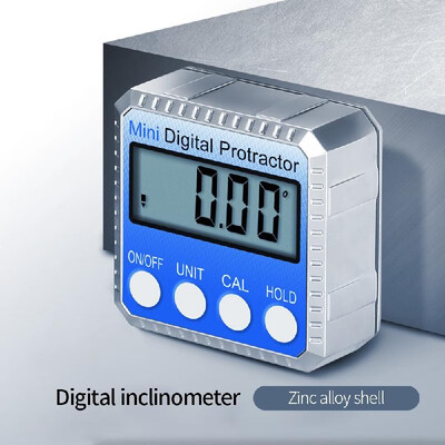 Digital Inclinometer Level 360° High-precision Measurement Level Ruler Slope Instrument Inclination Box Inclinometer Zinc Alloy
Digital Inclinometer Level 360° High-precision Measurement Level Ruler Slope Instrument Inclination Box Inclinometer Zinc Alloy