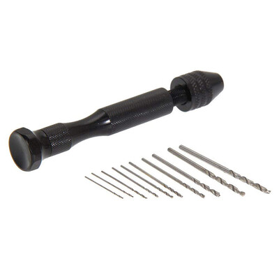 10PCS Twist Drills Rotary Tools Mini Micro Aluminum Hand Manual Hole Opener&Keyless Chuck
10PCS Twist Drills Rotary Tools Mini Micro Aluminum Hand Manual Hole Opener&Keyless Chuck