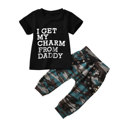 Baby Boy Clothes Summer Baby Boy Letter Pattern Short Sleeve T-shirt Tops Trousers Pants Casual Outfits Set
Baby Boy Clothes Summer Baby Boy Letter Pattern Short Sleeve T-shirt Tops Trousers Pants Casual Outfits Set