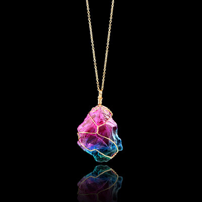 Crystal Natural Fluorite stone Colorful Striped Fluorite Quartz Crystal Stone Pendants Necklace Hanging Decor Home Decoration
Crystal Natural Fluorite stone Colorful Striped Fluorite Quartz Crystal Stone Pendants Necklace Hanging Decor Home Decoration