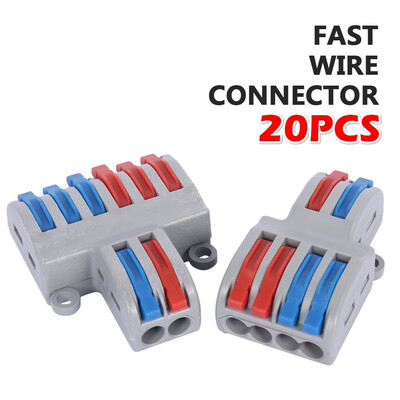 208Pcs Mini Fast Wire Connector Universal Wiring Cable Connector Push-in Conductor Terminal Block SPL-62 SPL-42
208Pcs Mini Fast Wire Connector Universal Wiring Cable Connector Push-in Conductor Terminal Block SPL-62 SPL-42