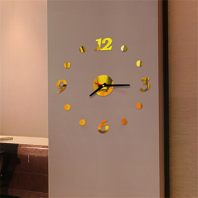 Gobestart 3D DIY Roman Numbers Acrylic Mirror Wall Sticker Clock Home Decor Mural Decals 
Gobestart 3D DIY Roman Numbers Acrylic Mirror Wall Sticker Clock Home Decor Mural Decals