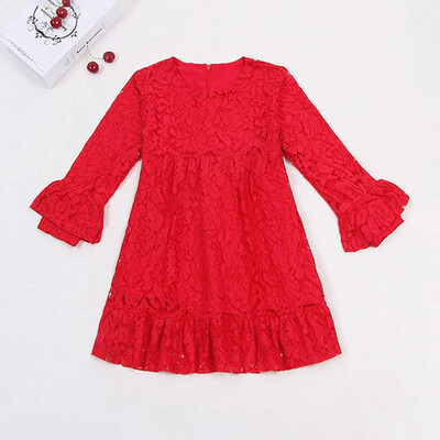 Children Girl Baby Girl Dress 2-7T New Autumn Lovely Girls Cute Lace Round Collar Princess Long-Sleeved Sweet Solid Color Dress
Children Girl Baby Girl Dress 2-7T New Autumn Lovely Girls Cute Lace Round Collar Princess Long-Sleeved Sweet Solid Color Dress