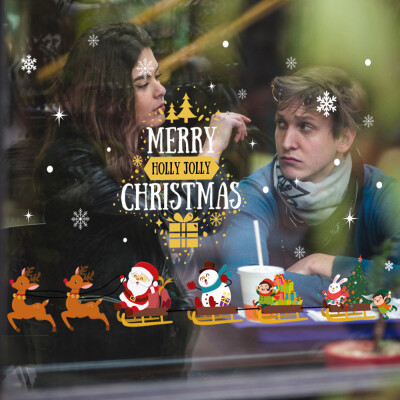 Gobestart Merry Christmas Interesting Scene Removable Wall Sticker Home Decoration
Gobestart Merry Christmas Interesting Scene Removable Wall Sticker Home Decoration