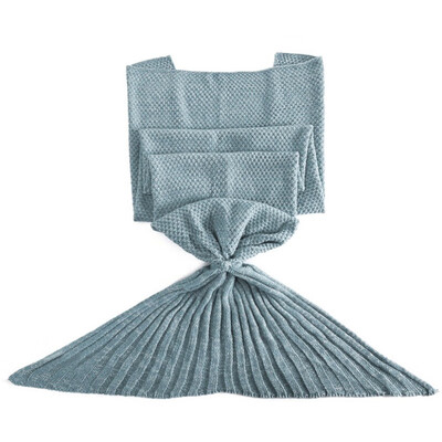 Mermaid Tail Blanket Knitted Yarn Handmade Crochet Mermaid Blanket Children Throw Bed Wrap Super Soft Sleeping Bed 1pcs Lot
Mermaid Tail Blanket Knitted Yarn Handmade Crochet Mermaid Blanket Children Throw Bed Wrap Super Soft Sleeping Bed 1pcs Lot