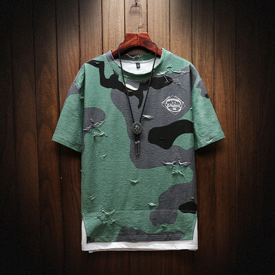 Toponeto Mens Summer New Style Fashion Round Collar Camouflage Short Sleeves Blouse Top
Toponeto Mens Summer New Style Fashion Round Collar Camouflage Short Sleeves Blouse Top