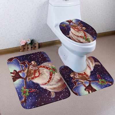 Tailored 3PCS Christmas Bathroom Non-Slip Pedestal Rug Lid Toilet Cover Bath Mat Set
Tailored 3PCS Christmas Bathroom Non-Slip Pedestal Rug Lid Toilet Cover Bath Mat Set