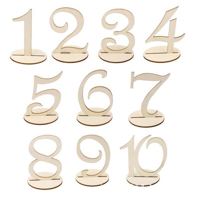 10pcsset Wooden Numbers Wedding Party Supplies Wedding Place Holder Table Number Figure Card Digital Seat Decoration
10pcsset Wooden Numbers Wedding Party Supplies Wedding Place Holder Table Number Figure Card Digital Seat Decoration