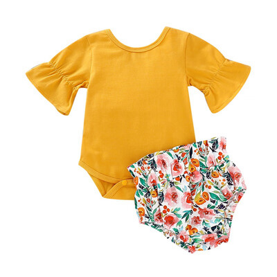 Baby Girls Clothes Set Summer Short Sleeve Infant Shirts Top RomperFloral Short Pant 2pcs Toddler Baby Clothes Cotton Outfits
Baby Girls Clothes Set Summer Short Sleeve Infant Shirts Top RomperFloral Short Pant 2pcs Toddler Baby Clothes Cotton Outfits