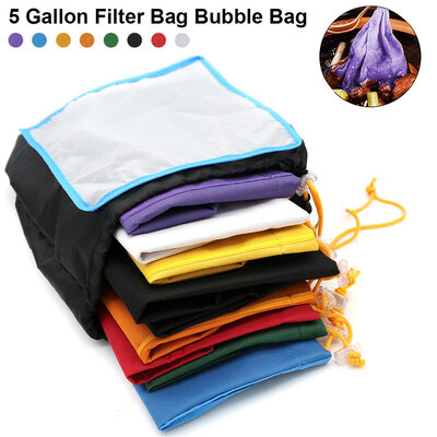 8pcs 5 Gallon Filter Bag Bubble Bag Garden Grow Bag Hash Herbal Ice Essence Extractor Kit Extraction Bags with Pressing Screen
8pcs 5 Gallon Filter Bag Bubble Bag Garden Grow Bag Hash Herbal Ice Essence Extractor Kit Extraction Bags with Pressing Screen