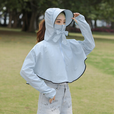 Sunscreen woman short coat new shawl long sleeve UV protection electric car sunscreen suit thin student Korean version
Sunscreen woman short coat new shawl long sleeve UV protection electric car sunscreen suit thin student Korean version
