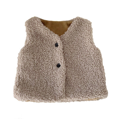 Winter Children Girls Cute Warm Thick Faux Fur Vest Jacket Solid Color Round Collar Tops Outwears
Winter Children Girls Cute Warm Thick Faux Fur Vest Jacket Solid Color Round Collar Tops Outwears