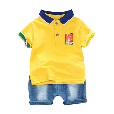 Summer Baby Boys Clothes Short Sleeve Letter Print Tops T-shirtShorts kid clothes Casual Outfits Sets
Summer Baby Boys Clothes Short Sleeve Letter Print Tops T-shirtShorts kid clothes Casual Outfits Sets