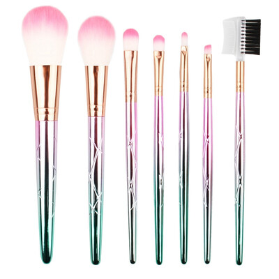 7 Pcs Starry Makeup Brushes Kit Gradient Pattern Green Fashion Facial Blusher Loose Powder Eyebrow Make Up Brush Set Q1
7 Pcs Starry Makeup Brushes Kit Gradient Pattern Green Fashion Facial Blusher Loose Powder Eyebrow Make Up Brush Set Q1